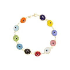 Glass Evil Eye Bracelet