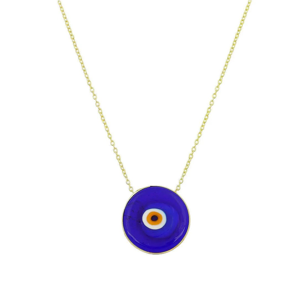 Glass Evil Eye Necklace