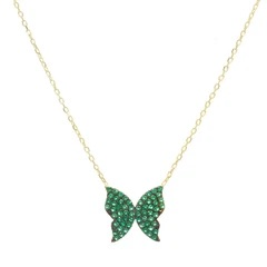 Emerald Papillon Necklace