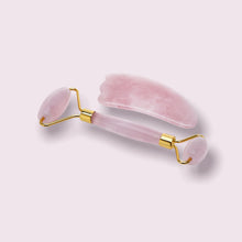 Load image into Gallery viewer, Crystal Face Roller &amp; Gua Sha Set
