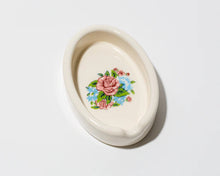 Load image into Gallery viewer, Porcelain Floral Ashtray
