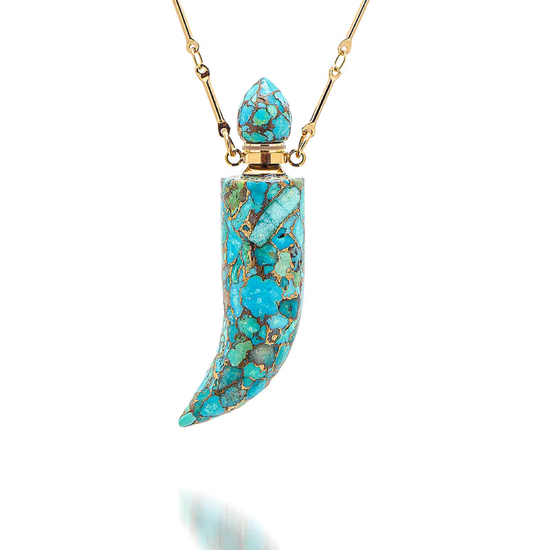 Danielle Gerber Horn Potion Bottle Necklace